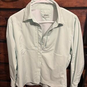 Light Green Button-Up Shirt